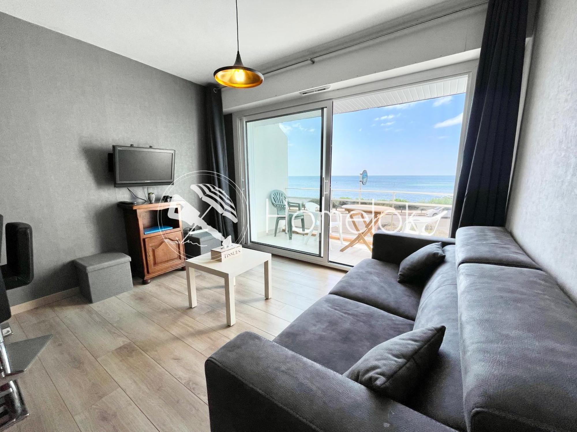 Bel Appartement Neuf Hyper Cosy Vue Mer 180 Пломер Екстериор снимка